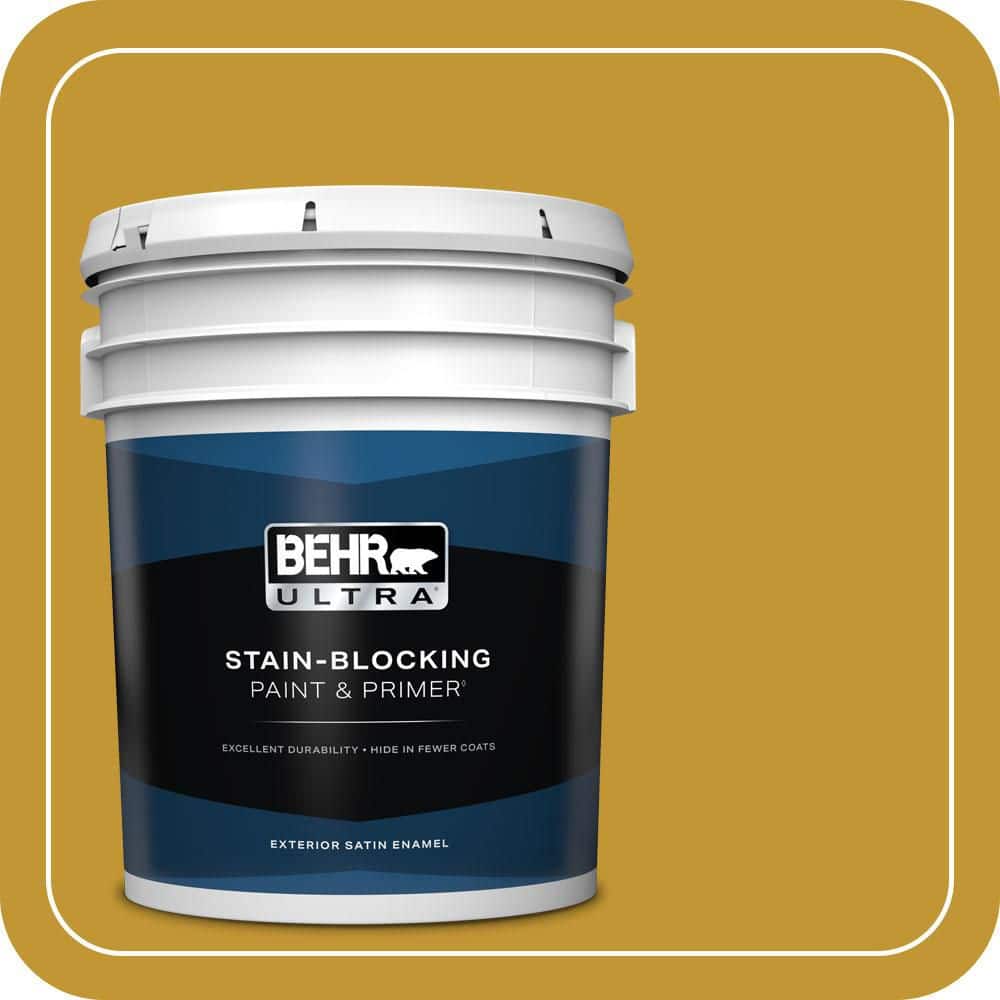 BEHR ULTRA 5 gal. #S-H-360 Leisure Satin Enamel Exterior Paint & Primer