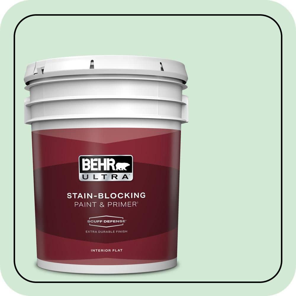 BEHR ULTRA 5 gal. #460C-3 Venetian Pearl Extra Durable Flat Interior Paint & Primer