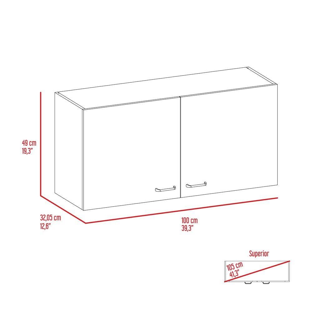 Tahanbath 39.30 in. W x 12.60 in. D x 19.30 in. H Bathroom Storage Wall Cabinet in Black with 2-Door (3)