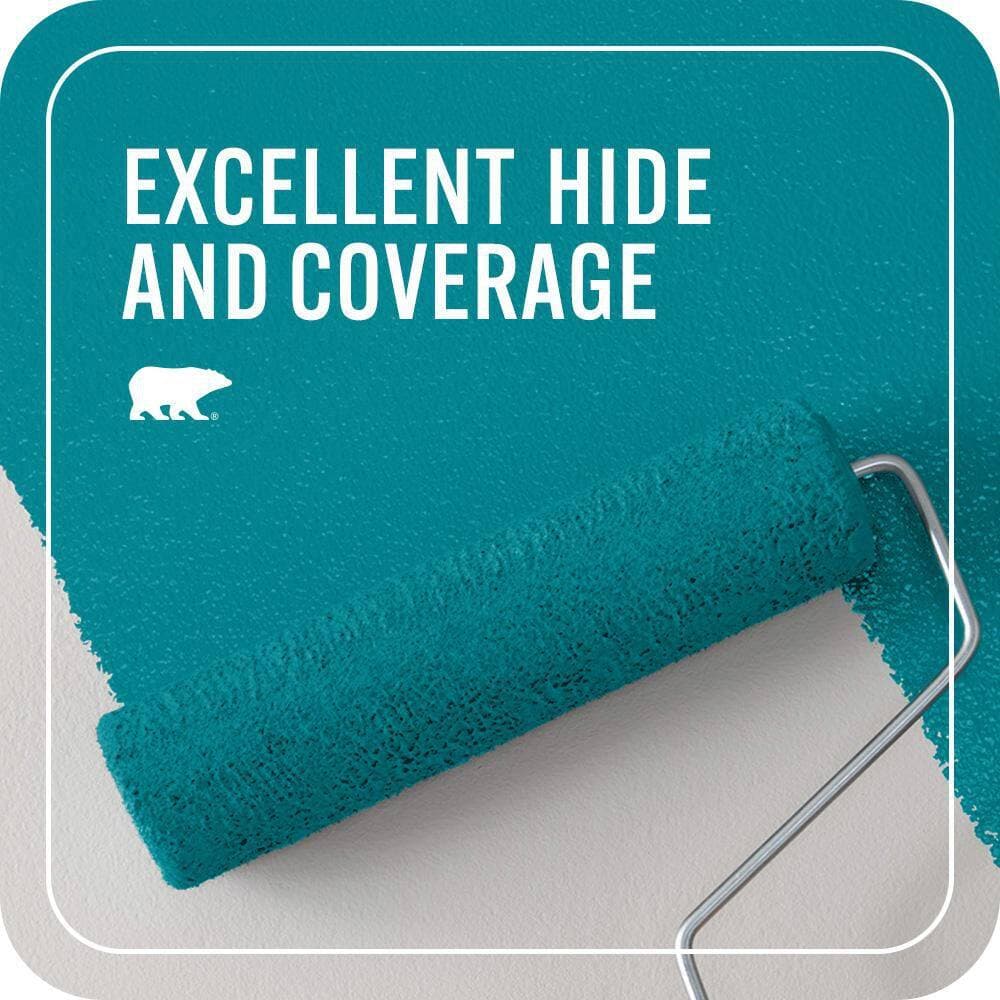 BEHR PREMIUM PLUS #HDC-SM16-06 Blue Slushie Interior/ & Primer Color Sample (4)
