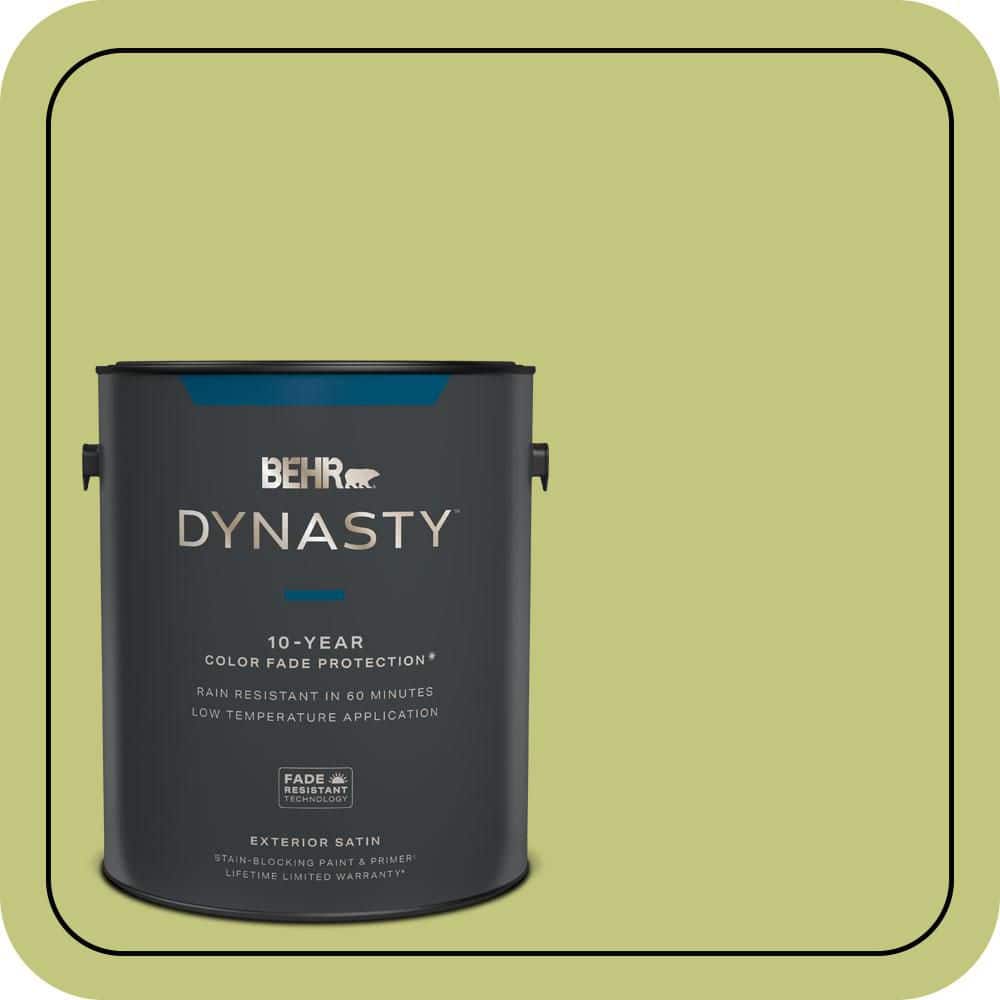 BEHR DYNASTY 1 gal. #P360-4 Soda Pop Satin Enamel Exterior Stain-Blocking Paint & Primer