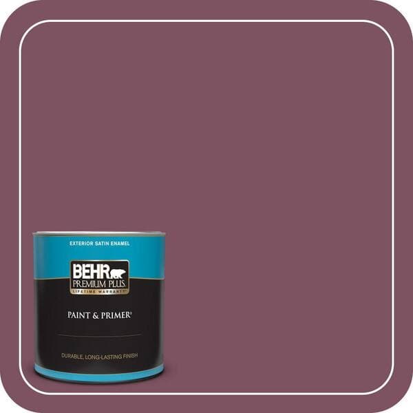 BEHR PREMIUM PLUS #PPU1-19 Classic Berry Enamel Low Odor & Primer (4)