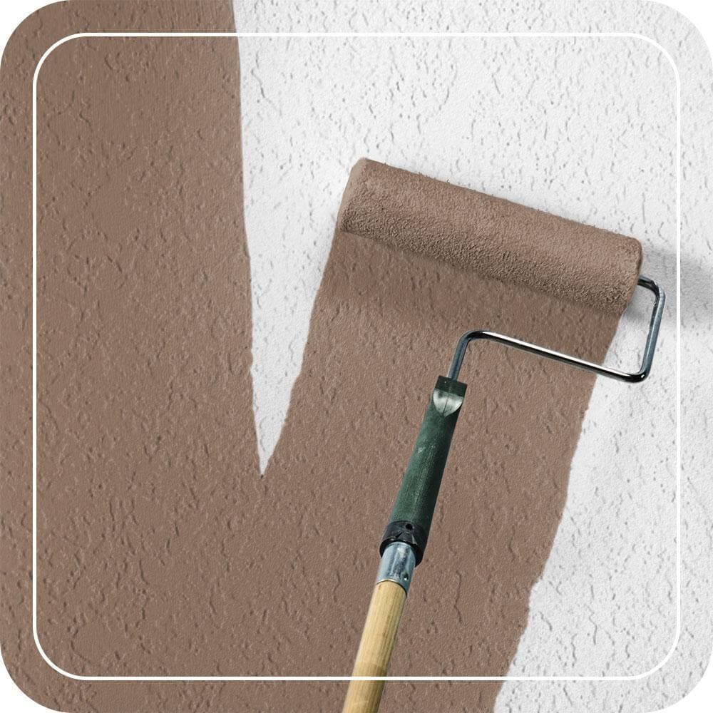 BEHR PREMIUM 5 gal. #BXC-73 True Walnut Elastomeric Masonry, Stucco and Brick Exterior Paint (3)