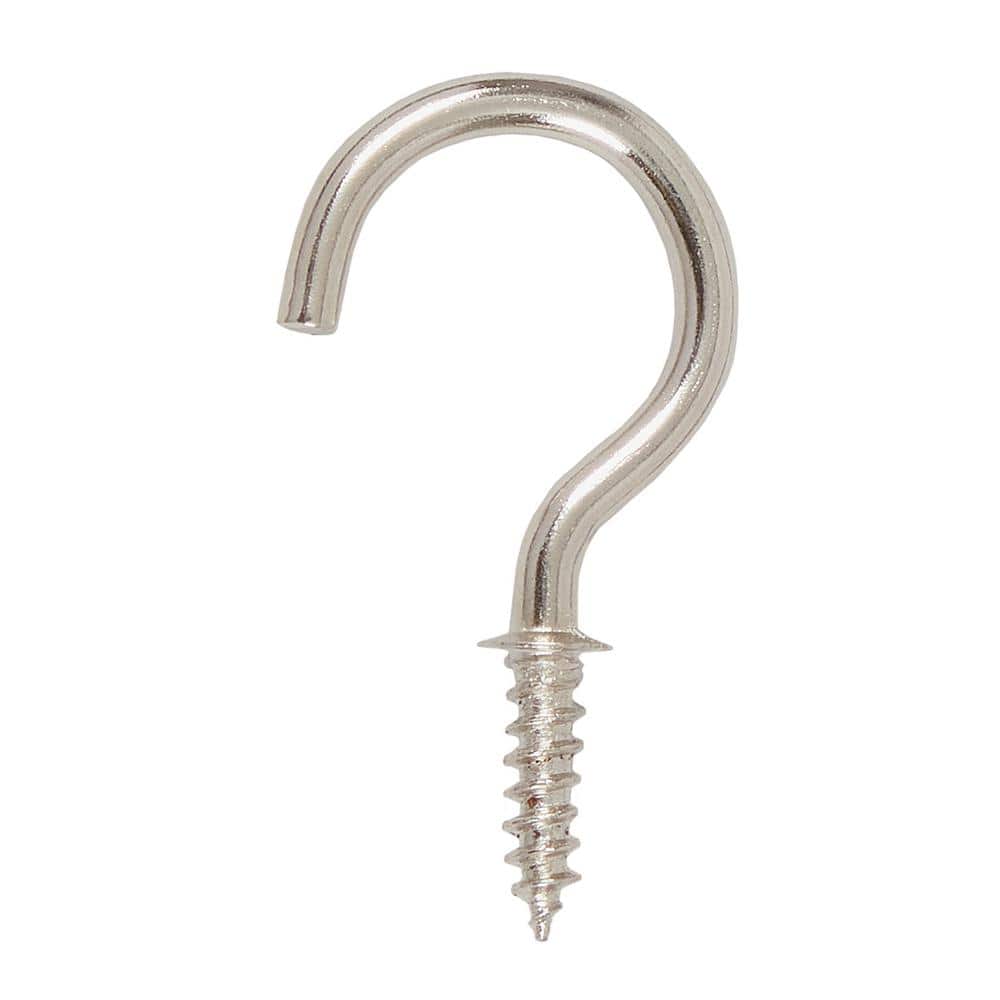 Everbilt Cup Hook 7/8 in. x 1-1/4 in. NKL (2)