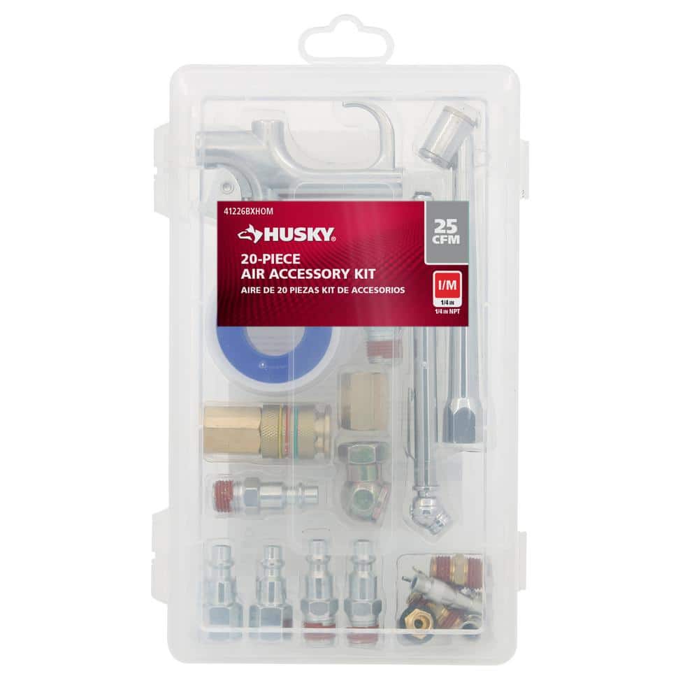 Husky Air Compressor Accessory Kit (20-Piece) (3)