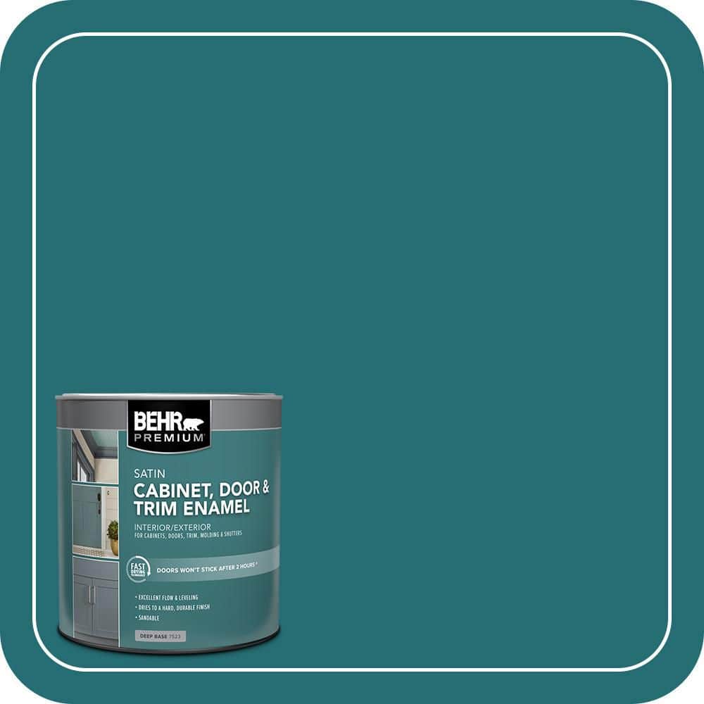 BEHR PREMIUM 1 qt. #M460-7 Antigua Satin Enamel Interior/Exterior Cabinet, Door & Trim Paint