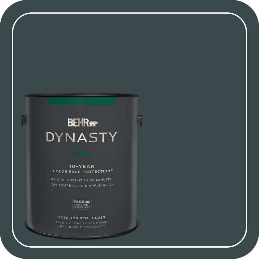 BEHR DYNASTY 1 gal. #T14-16 Arboretum Semi-Gloss Exterior Stain-Blocking Paint & Primer