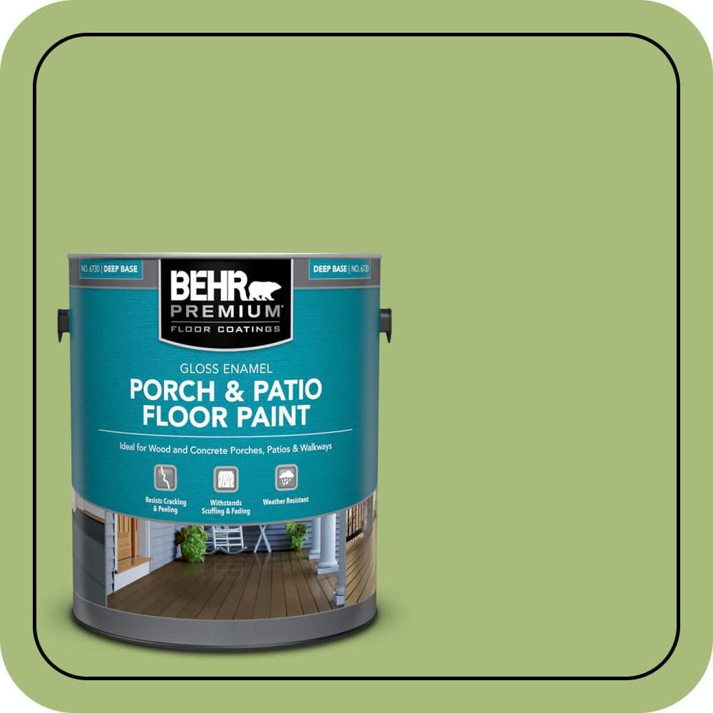 BEHR PREMIUM 1 gal. #P370-5 Lazy Caterpillar Gloss Enamel Interior/Exterior Porch and Patio Floor Paint