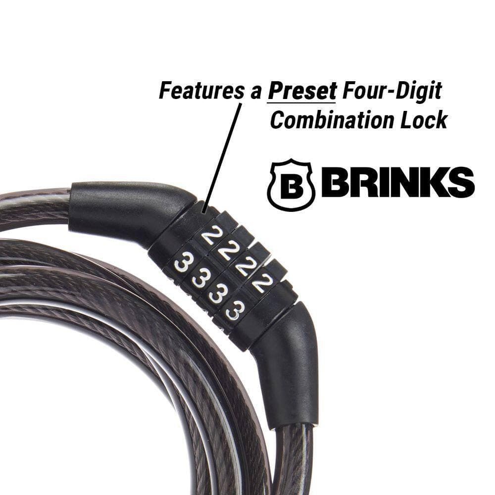 Brinks 5/16 in. x 5 ft. Vinyl Covered Flexible Steel Combination Cable (3)