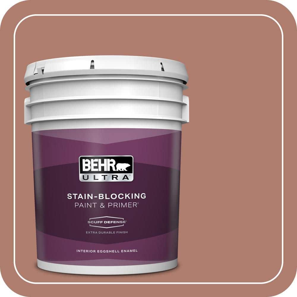 BEHR ULTRA 5 gal. #PPU2-11 Mars Red Extra Durable Eggshell Enamel Interior Paint & Primer