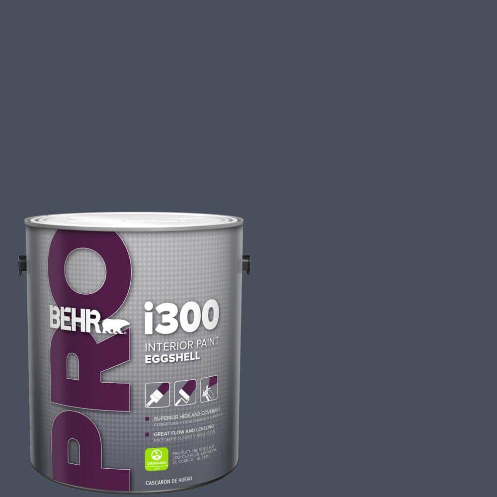 BEHR PRO 1 gal. #S510-7 Dark Denim Eggshell Interior Paint (1)