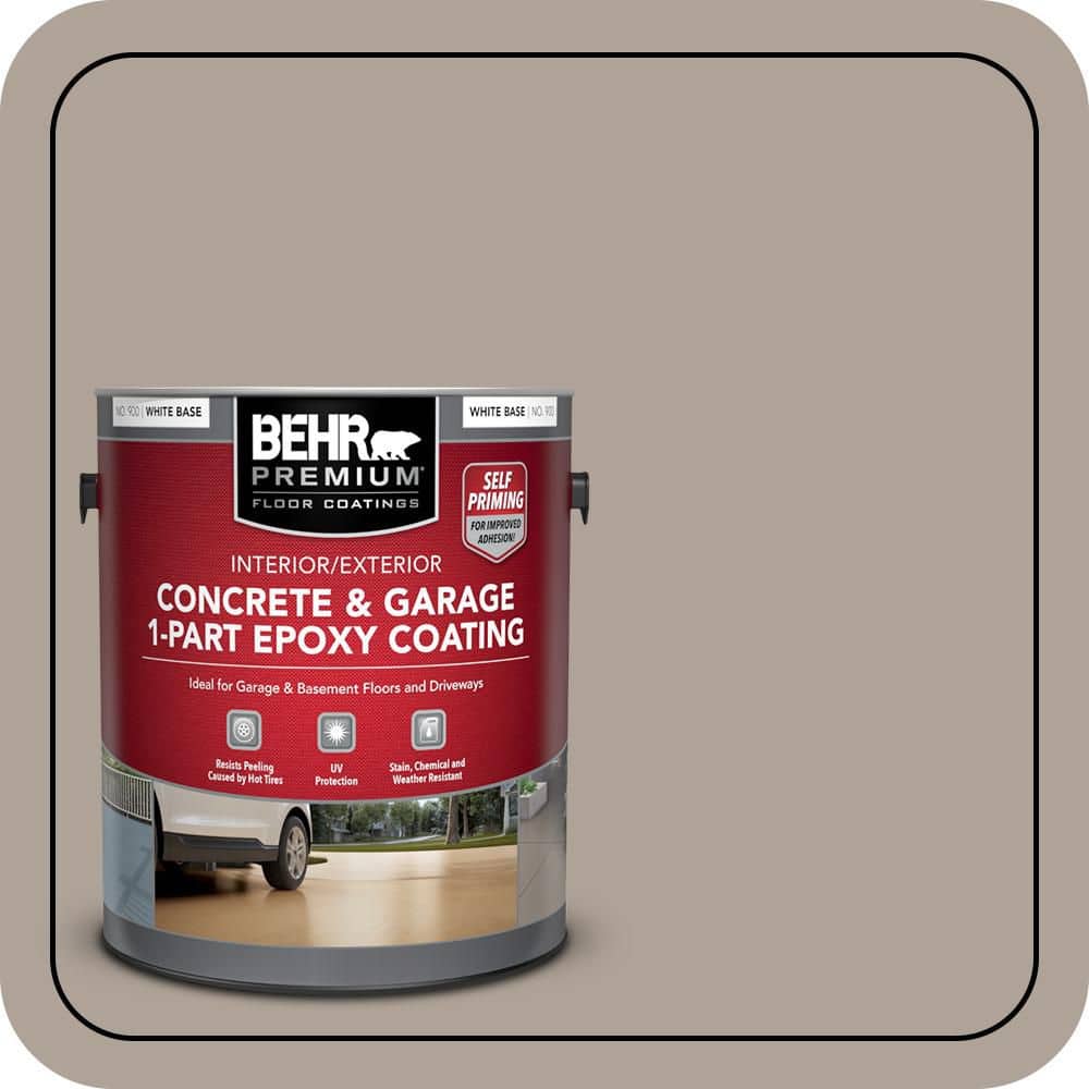 BEHR PREMIUM #MQ2-56 Self-Priming 1-Part Epoxy Satin Interior/Exterior Concrete and Garage Floor Paint (1)