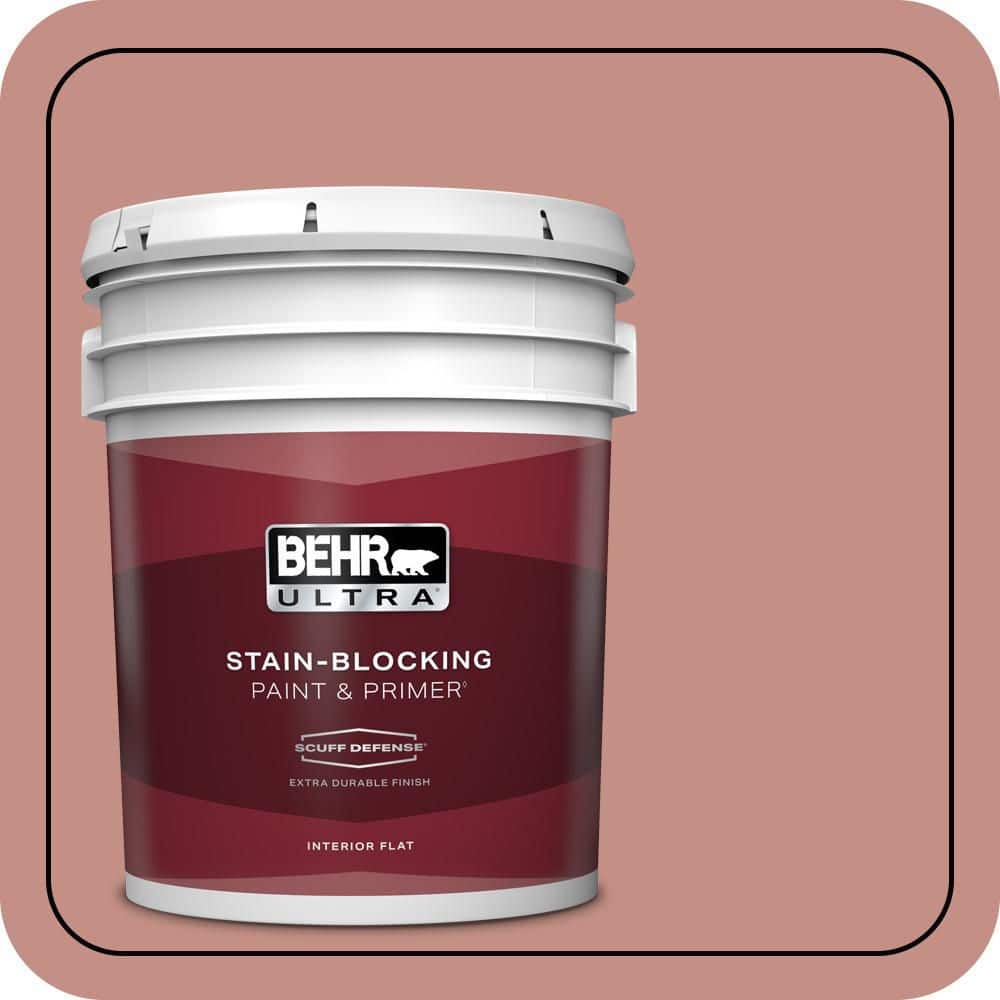 BEHR ULTRA 5 gal. #S160-4 Portuguese Dawn Extra Durable Flat Interior Paint & Primer