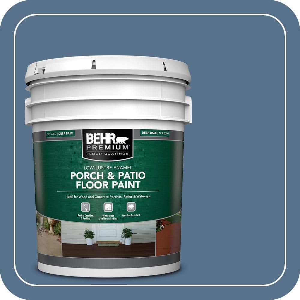 BEHR PREMIUM #PPU14-01 Textured Low-Lustre Enamel Interior/Exterior Porch and Patio Anti-Slip Floor Paint (1)