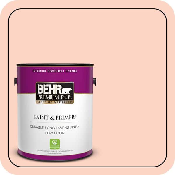 BEHR PREMIUM PLUS #210A-2 Coral Dune Enamel Low Odor & Primer (3)