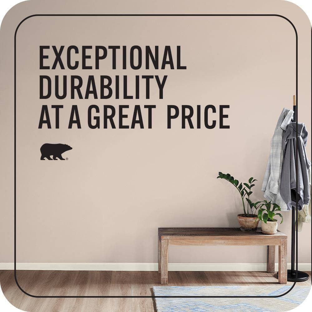 BEHR PREMIUM PLUS #BIC-02 Hazy Taupe Flat EcoMix Plant-Based & Primer (4)