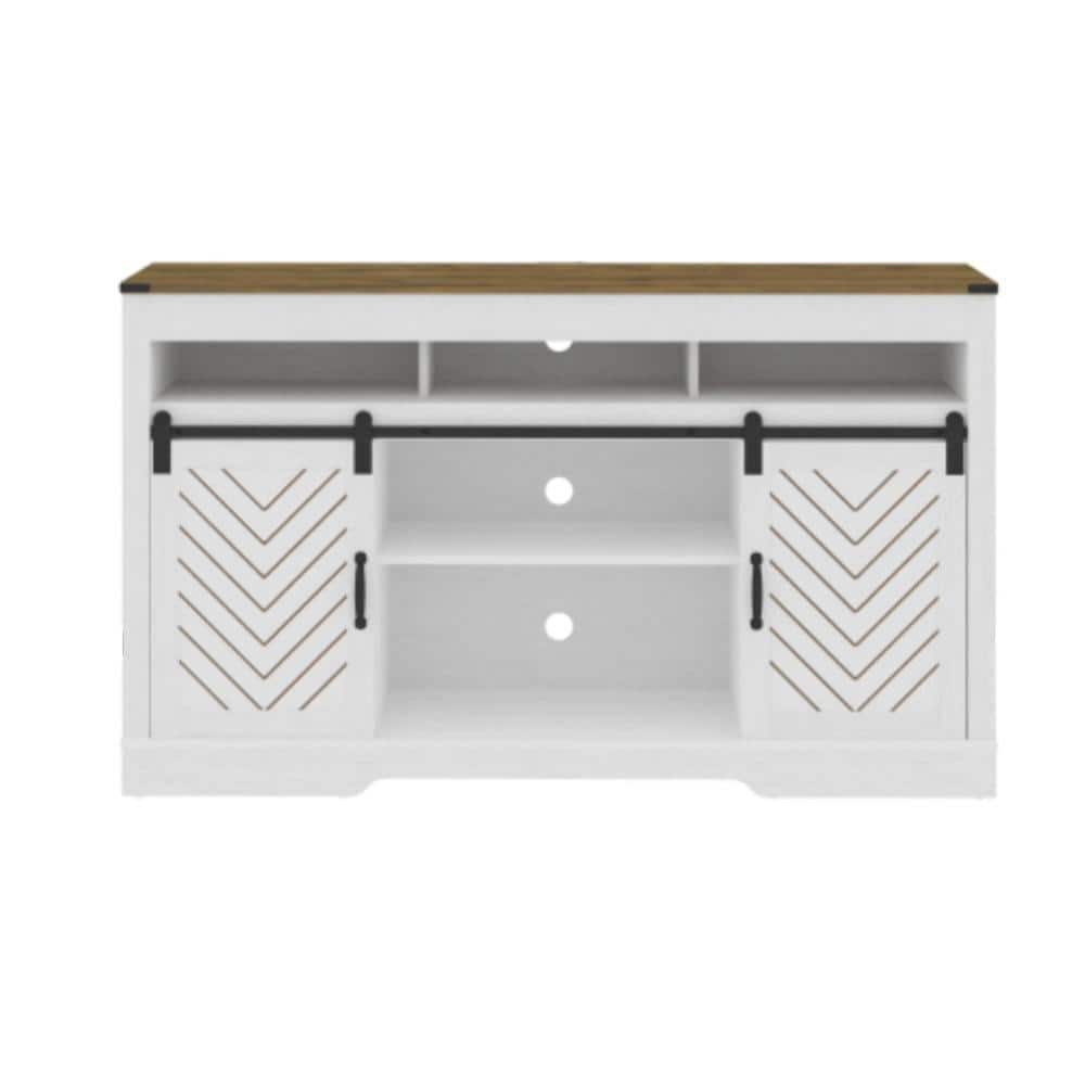 Unbranded 60 in. W x 16 in. D x 34 in. H Bathroom White Linen Cabinet (1)