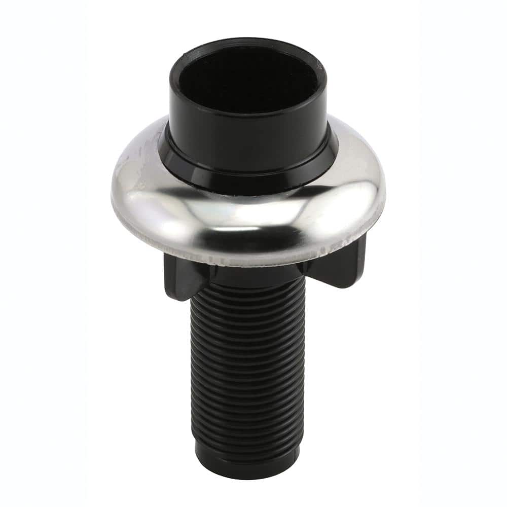Prime-Line Faucet Hose Sprayer Guide, Plastic Construction, Black in Color with Chrome