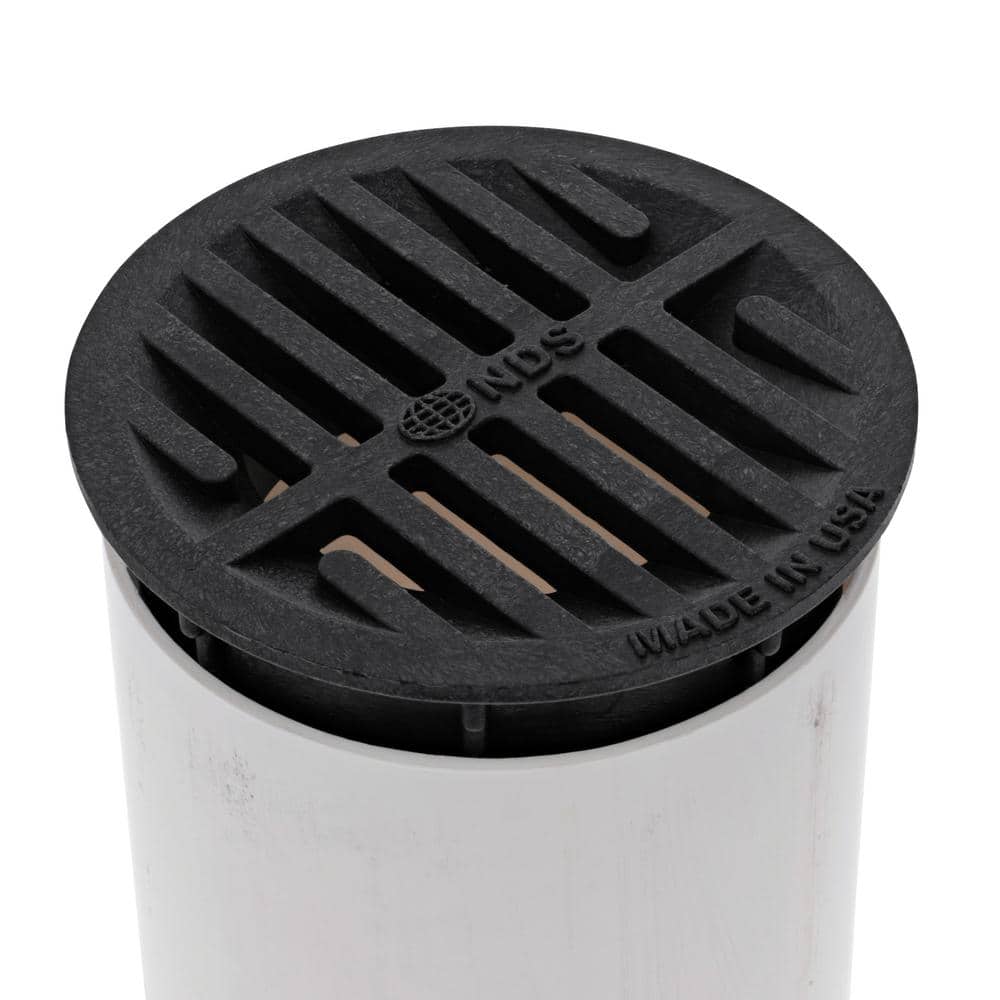 NDS 3 in. - 4 in. Plastic Round Drainage Grate (3)