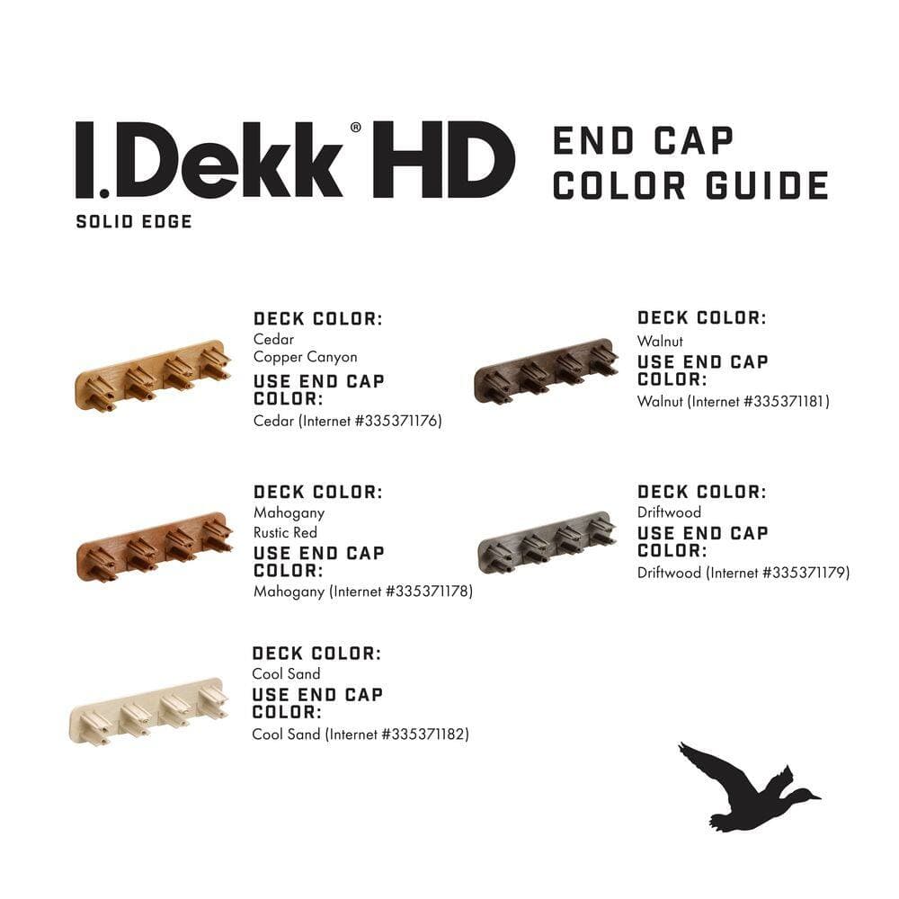 DuxxBak I.Dekk HD Solid Edge End Cap Cool Sand (3)
