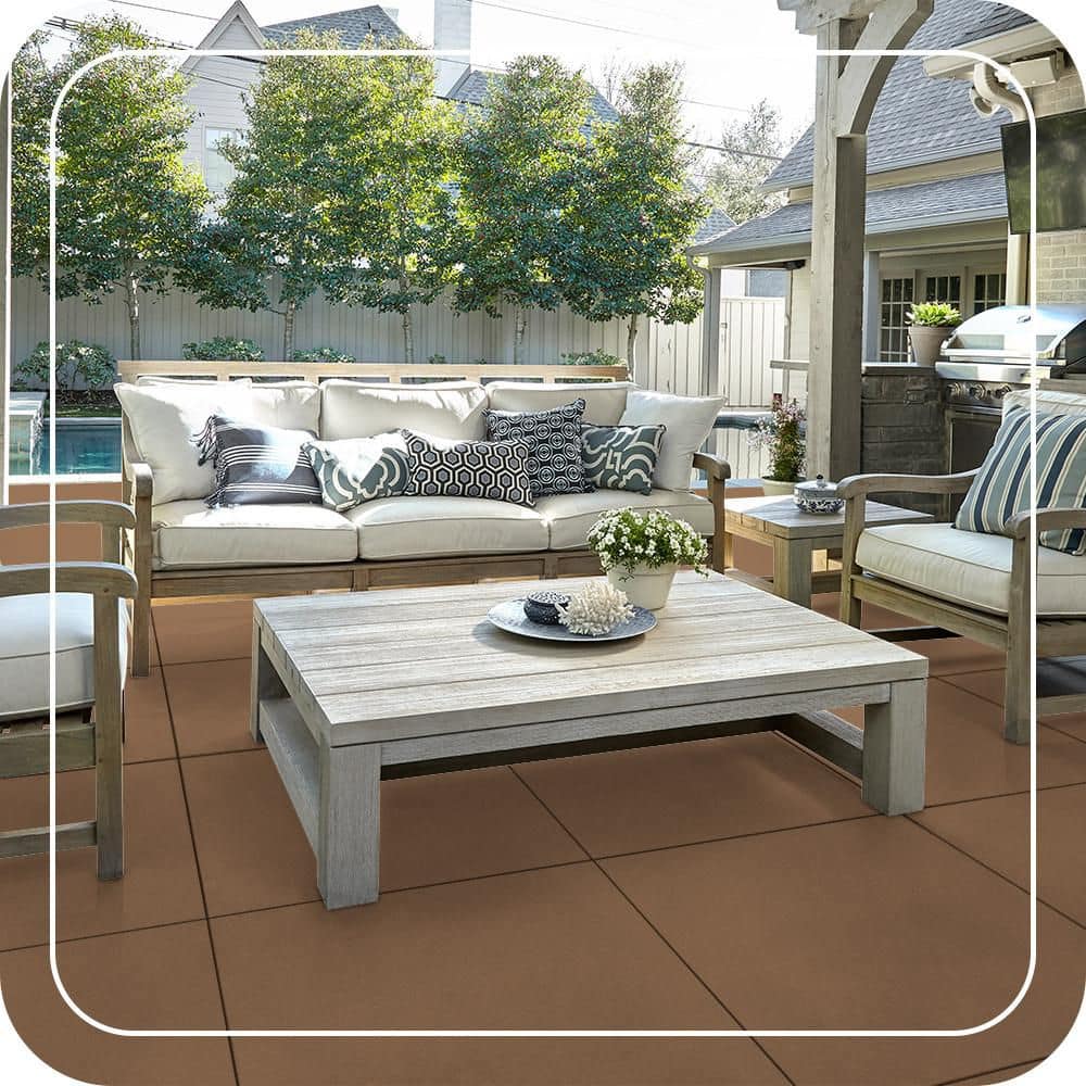 BEHR PREMIUM #N270-7 Textured Low-Lustre Enamel Interior/Exterior Porch and Patio Anti-Slip Floor Paint (3)