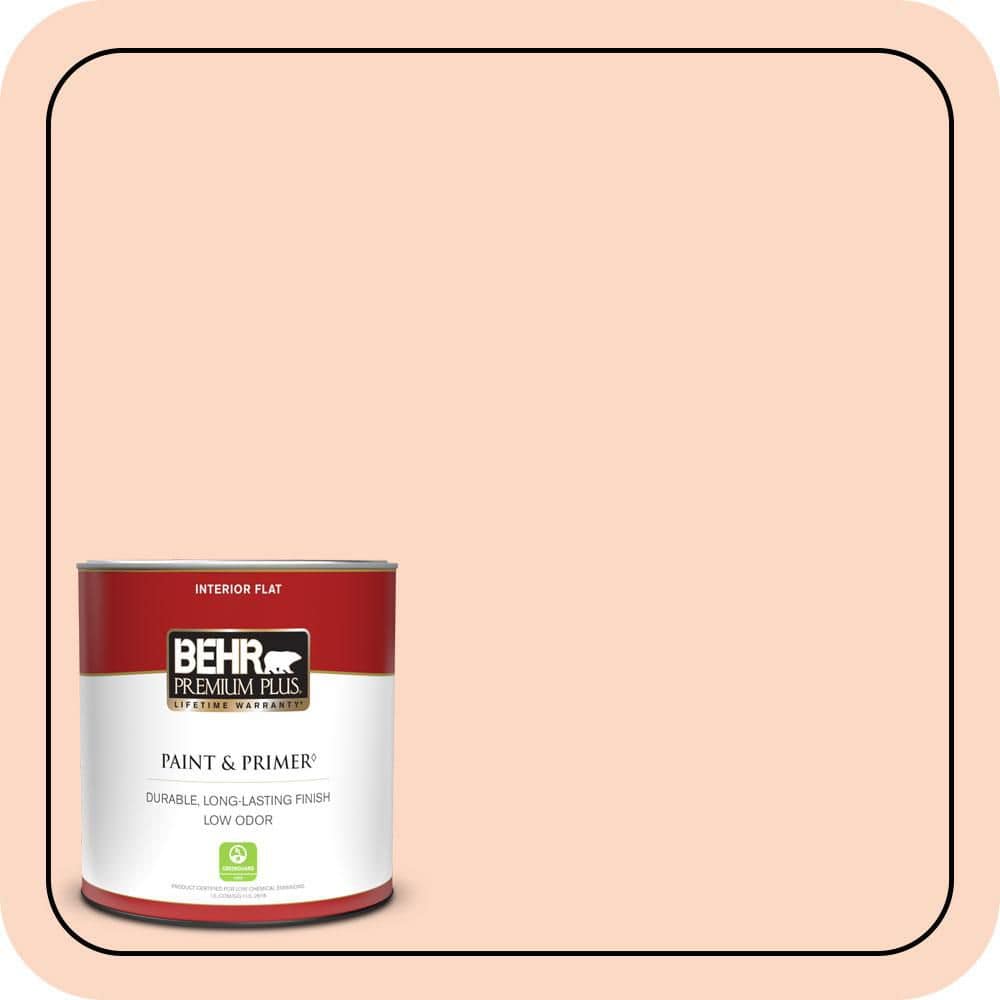 BEHR PREMIUM PLUS #P190-1 Fire Mist Enamel & Primer Color Sample