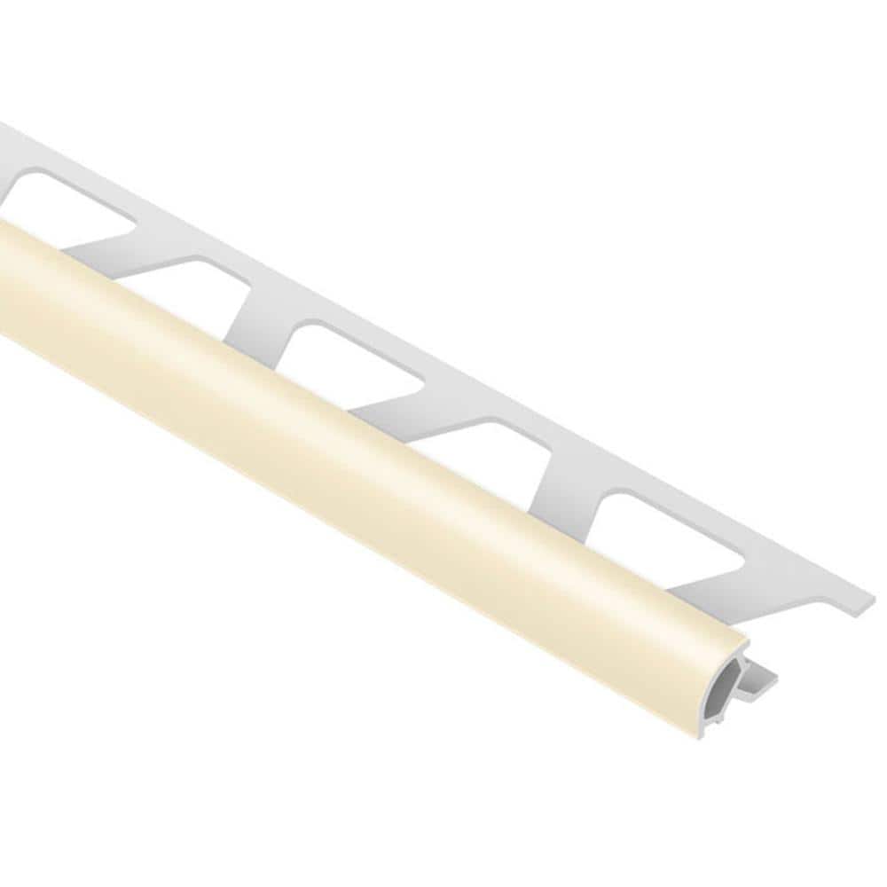 Schluter Rondec Sand Pebble 0.5 in. x 98.5 in. PVC Bullnose Tile Edging Trim