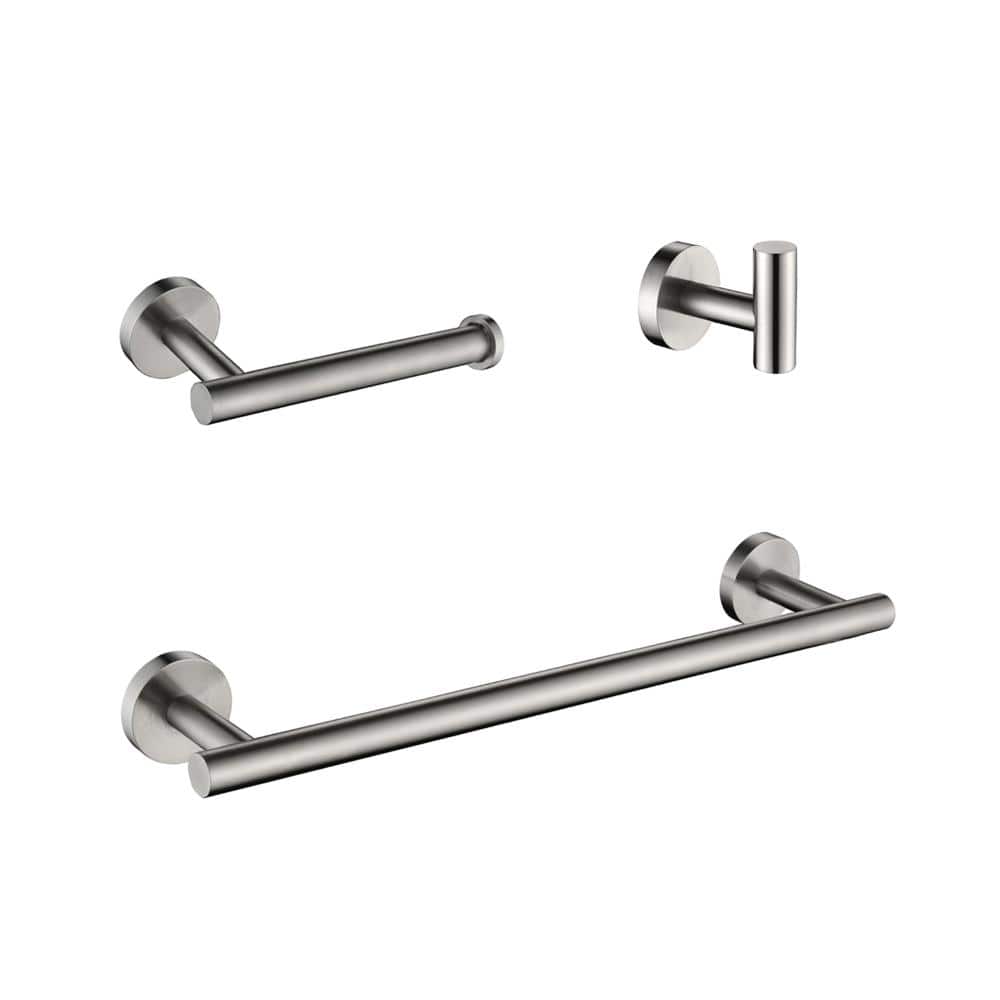 Luxeyard Bathroom Hardware Accessories Set Towel Bar Toilet Paper Holder Robe Towel Hooks (1)