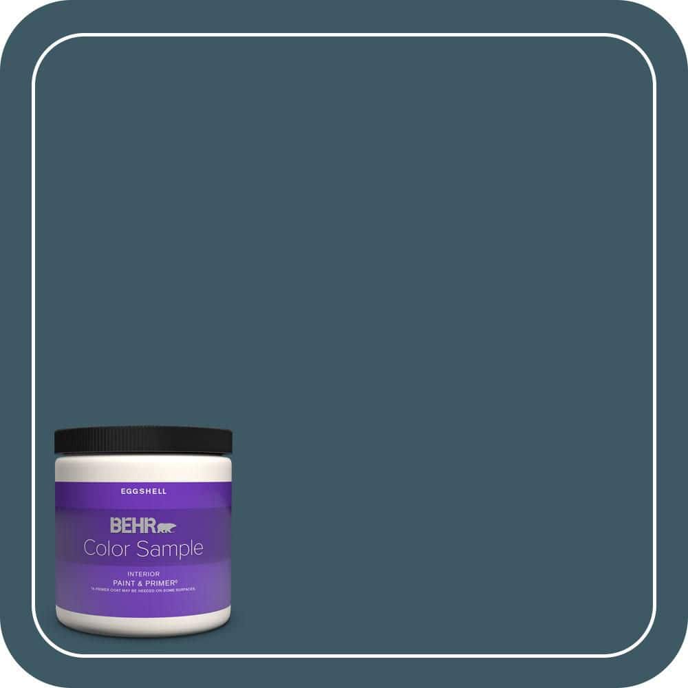 BEHR PREMIUM PLUS #530F-7 Rain Storm Flat Low Odor & Primer (1)