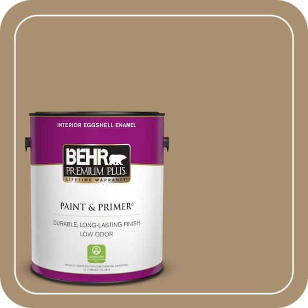 BEHR PREMIUM PLUS #ECC-51-1 Hiking Trail Enamel Low Odor & Primer (3)