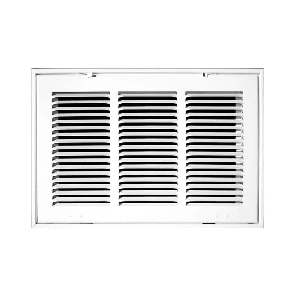Everbilt 25 in. x 16 in. White Return Air Filter Grille