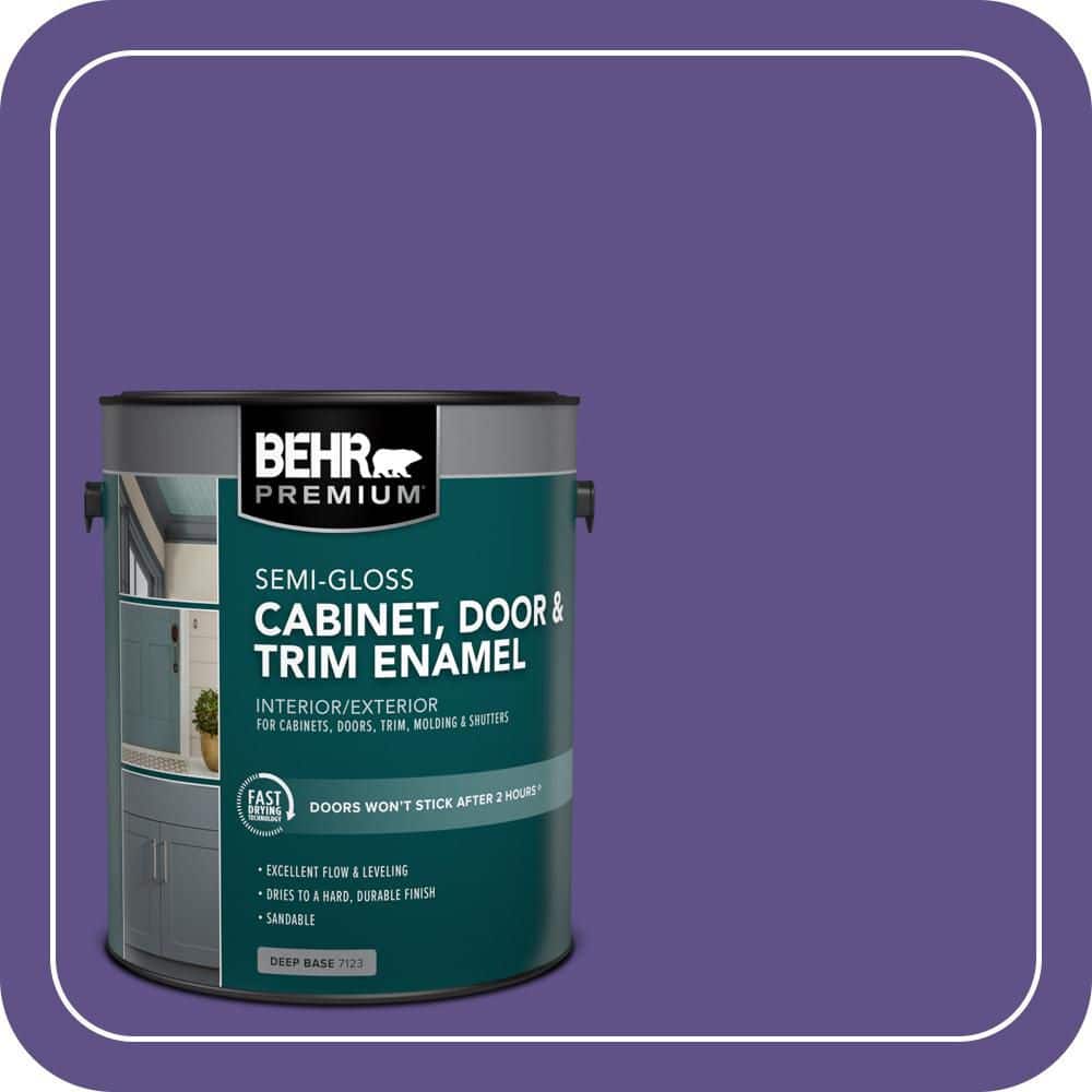 BEHR PREMIUM 1 gal. #P560-7 Kings Court Semi-Gloss Enamel Interior/Exterior Cabinet, Door & Trim Paint