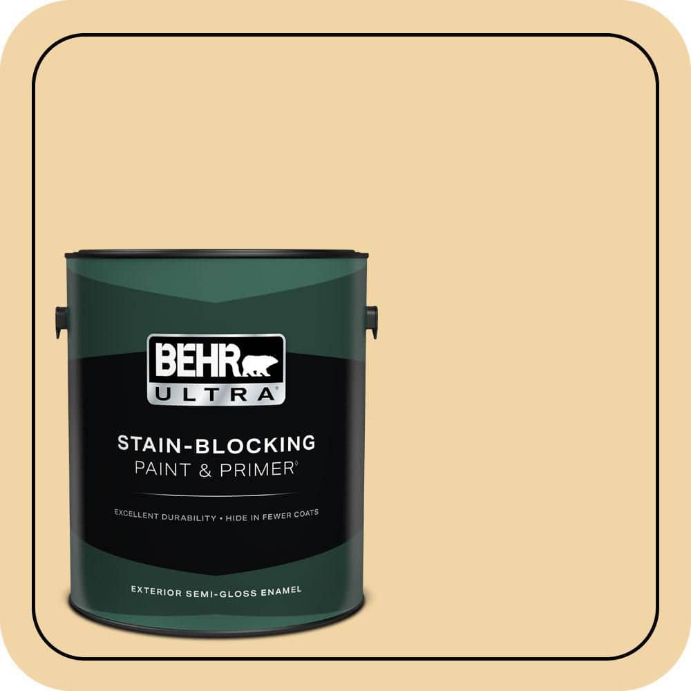 BEHR ULTRA 1 gal. #PMD-93 Garbanzo Bean Semi-Gloss Enamel Exterior Paint & Primer