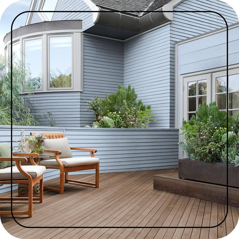 BEHR #M530-2 Sky's The Limit Color House and Fence Exterior Wood Stain (3)