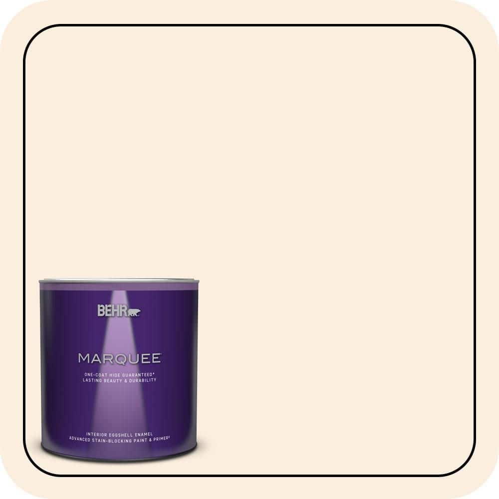 BEHR MARQUEE 1 qt. #PWN-24 Soft Gossamer Eggshell Enamel Interior Paint & Primer (1)