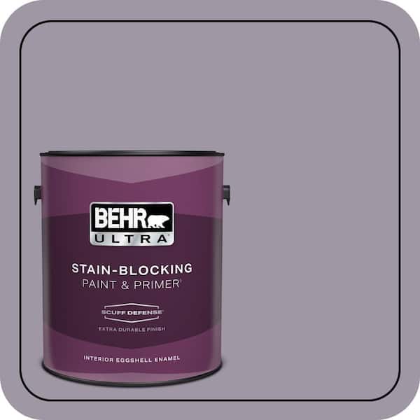 BEHR ULTRA 1 gal. #N100-4 Fortune Extra Durable Eggshell Enamel Interior Paint & Primer (2)