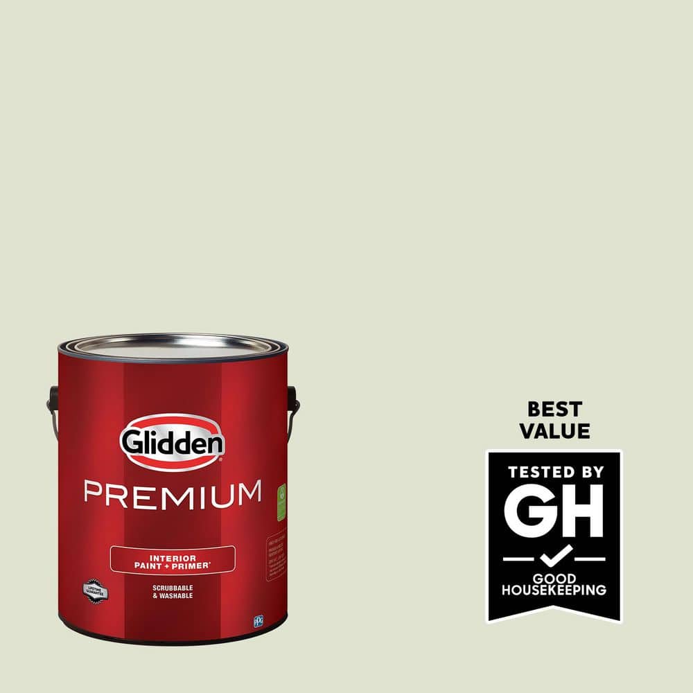 Glidden Premium 1 gal. PPG1122-2 Lime Wash Eggshell Interior Latex Paint