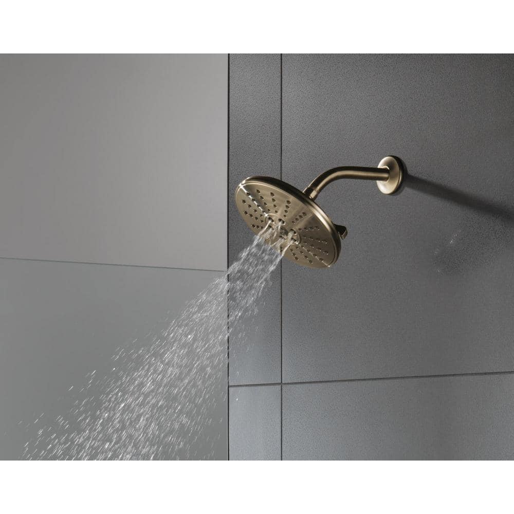 Delta Trinsic Gold TempAssure 17T 1-Handle Shower Faucet Trim Kit in Champagne Bronze with H2Okinetic (Valve Not Included) (2)