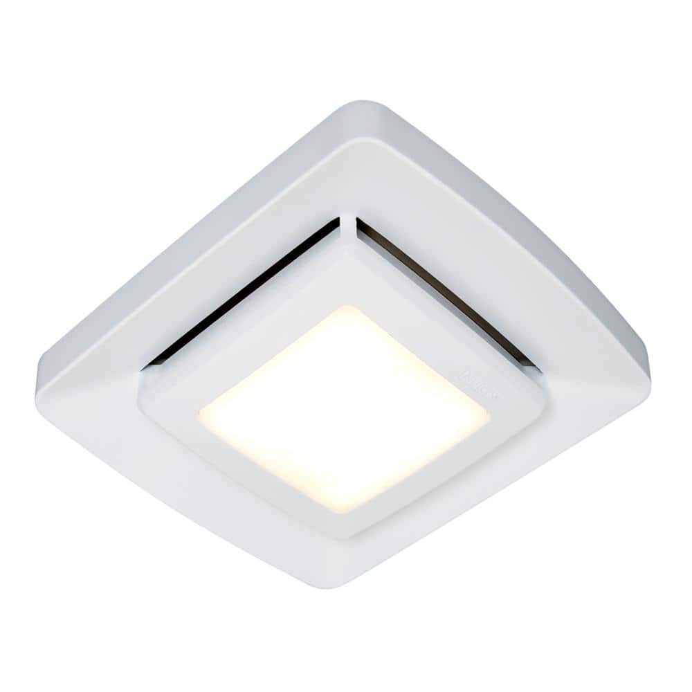 Broan-NuTone Quick Installation Bathroom Exhaust Fan Grille Cover with LED