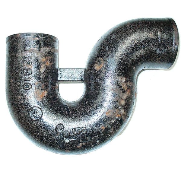 AB and I Foundry 2 in. Cast Iron P Trap (2)