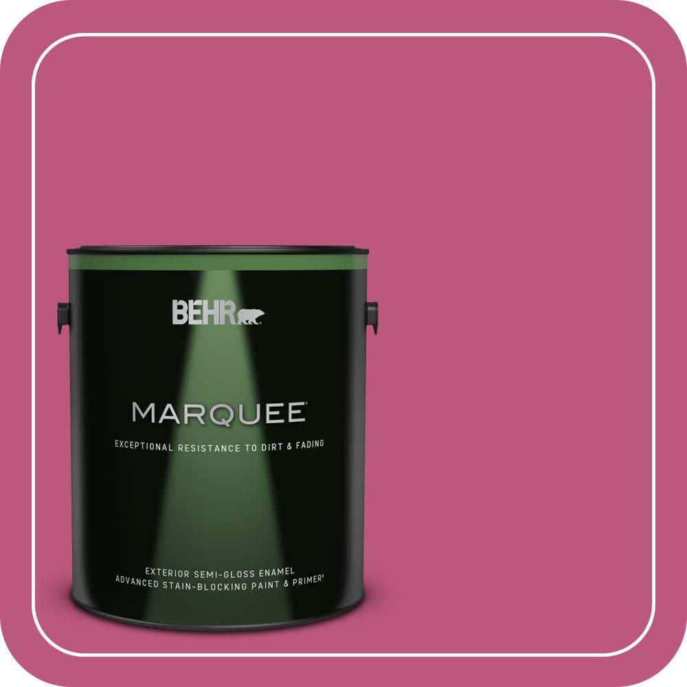 BEHR MARQUEE 1 gal. #S-G-100 Tutti Frutti Semi-Gloss Enamel Exterior Paint & Primer