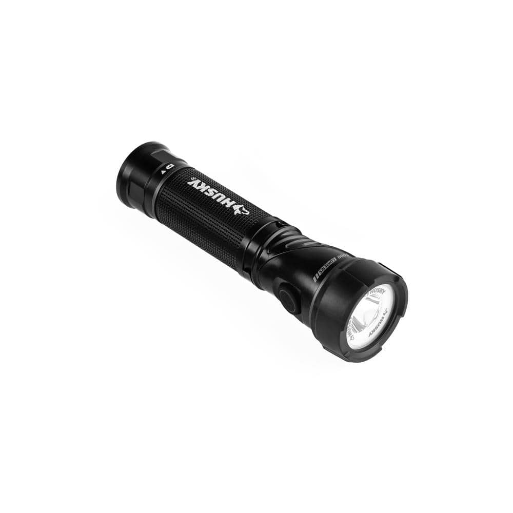 Husky 1000-Lumens Dual Power LED Swivel-Head Rechargeable Tactical Multi-Purpose Handheld Flashlight (4)
