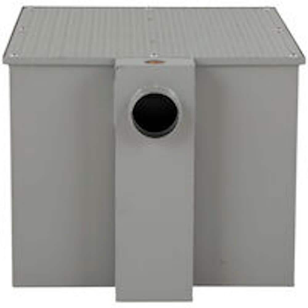 Zurn 28 in. x 22 in. Steel Grease Trap with 4 in. no-hub inlet (3)