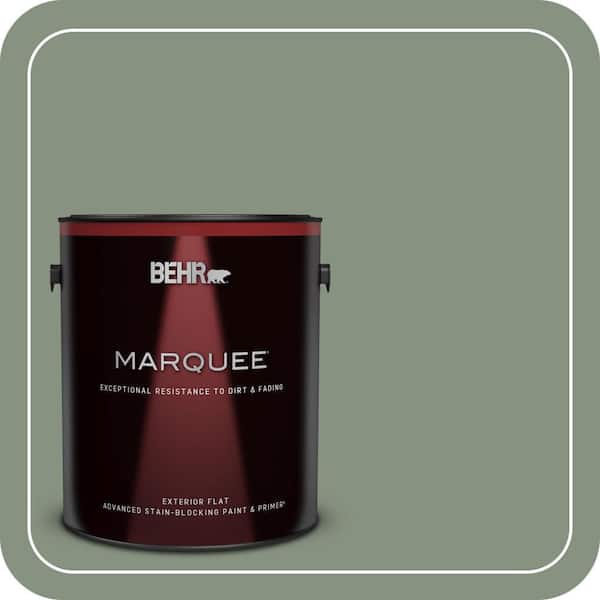 BEHR MARQUEE 1 gal. #QE-45 Thistle Flat Exterior Paint & Primer (2)