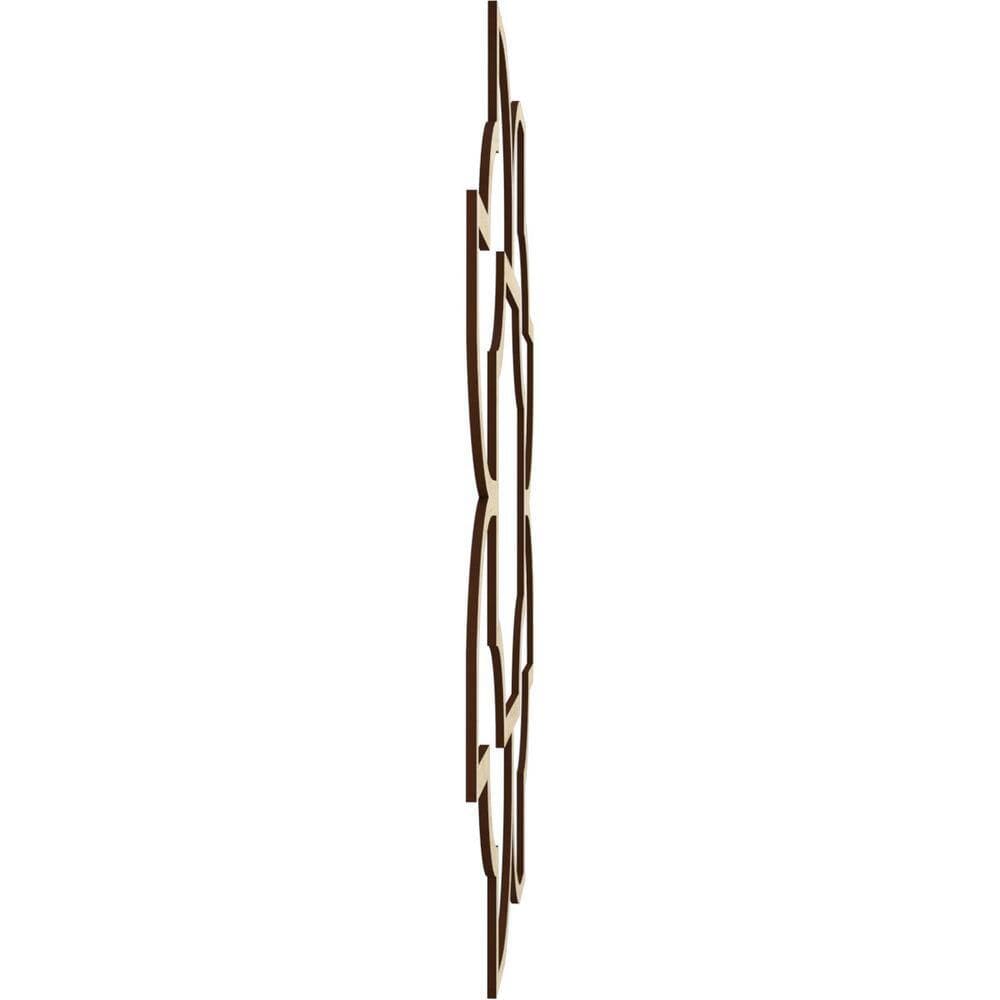 Ekena Millwork 41 in. W x 41 in. H x-3/8 in. T Small Anderson Decorative Fretwork Wood Ceiling Panels, Birch (3)