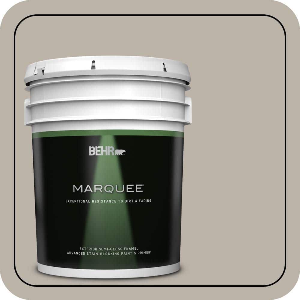 BEHR MARQUEE 5 gal. #MQ2-55 Park Avenue Semi-Gloss Enamel Exterior Paint & Primer