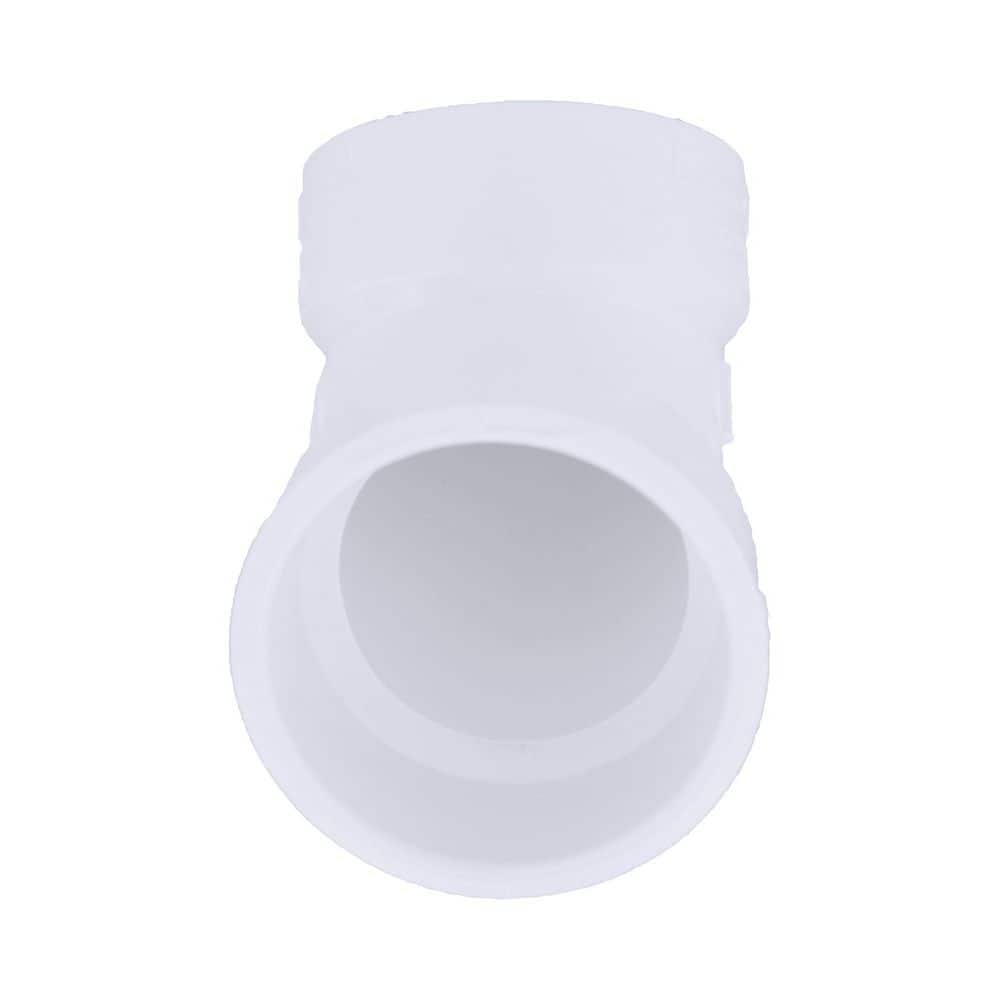 Charlotte Pipe 1 1/2 in. x 1 1/2 in. PVC Hub x Hub 60-Degree Elbow Fitting (3)