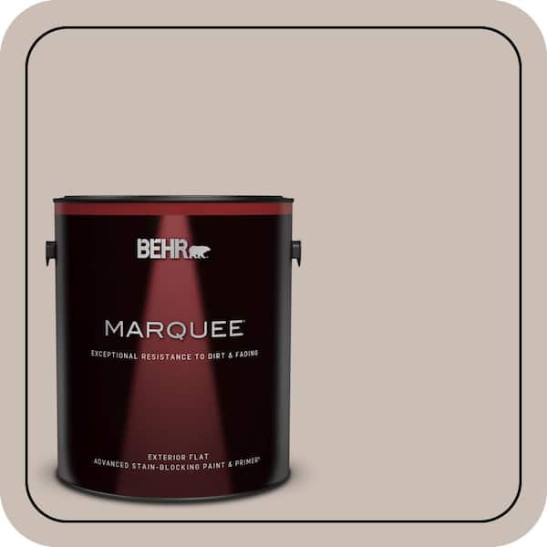 BEHR MARQUEE 1 gal. #N180-3 Race Track Flat Exterior Paint & Primer (2)