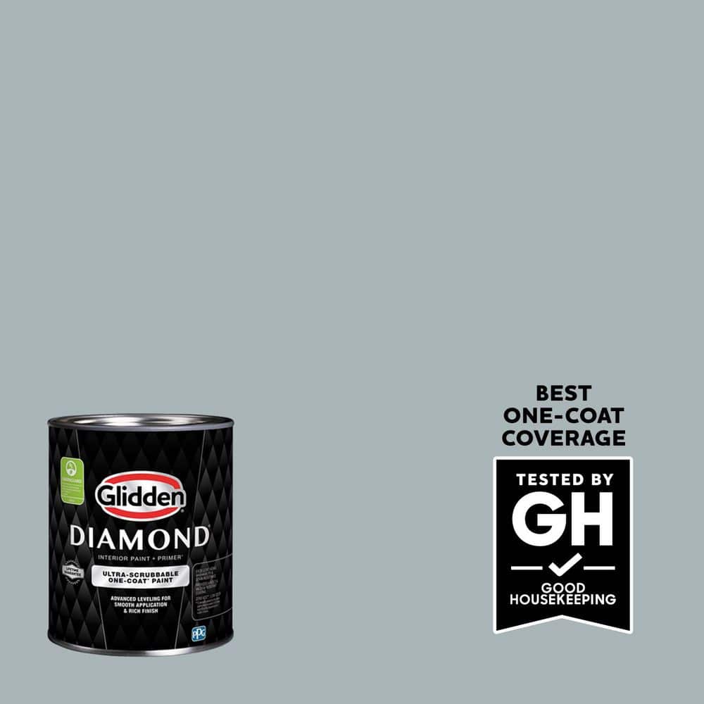 Glidden Diamond 1 qt. PPG1036-3 Nautical Star Eggshell Interior Paint with Primer