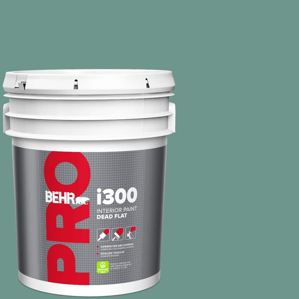 BEHR PRO 5 gal. #M440-5 Lunar Tide Dead Flat Interior Paint